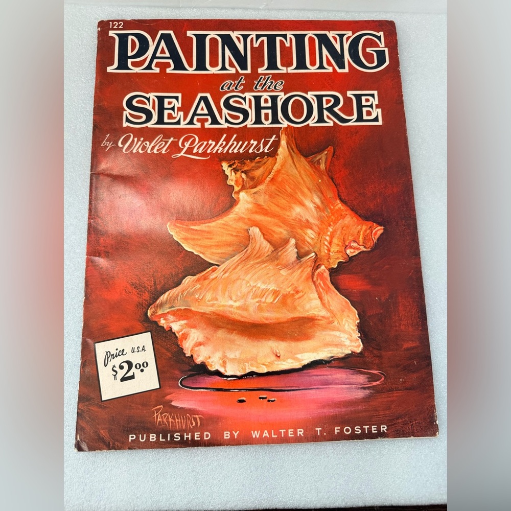 Painting at the Seashore by Violet Parkhurst - Walter Foster Art #122
